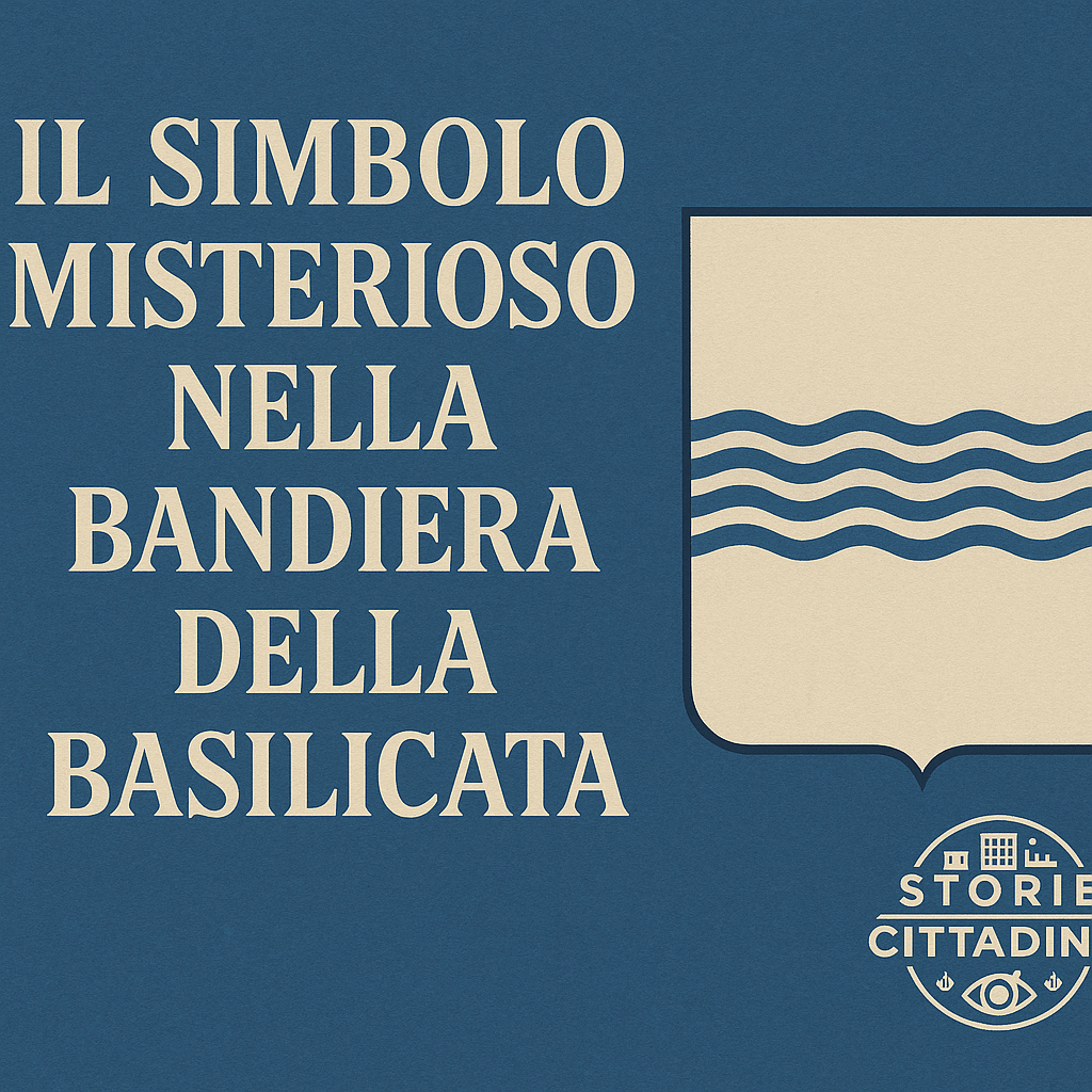 Ilmistero delle onde blu nella bandiera lucana