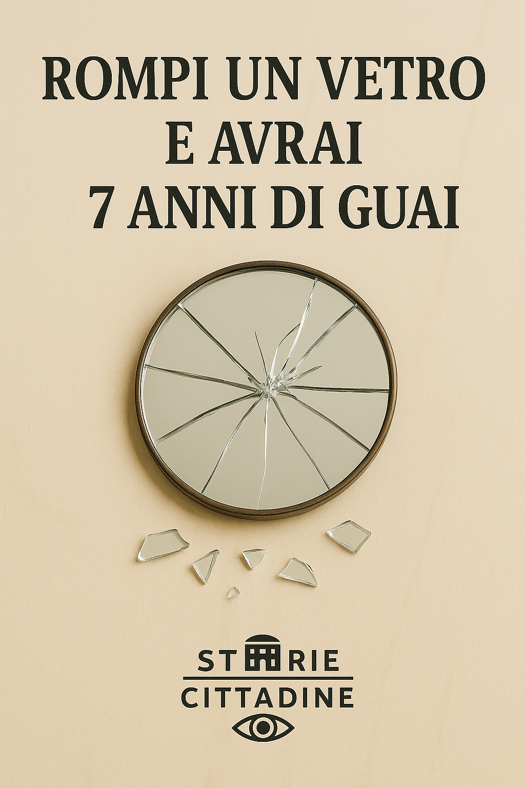 Rompi un vetro e avrai 7 anni di guai
